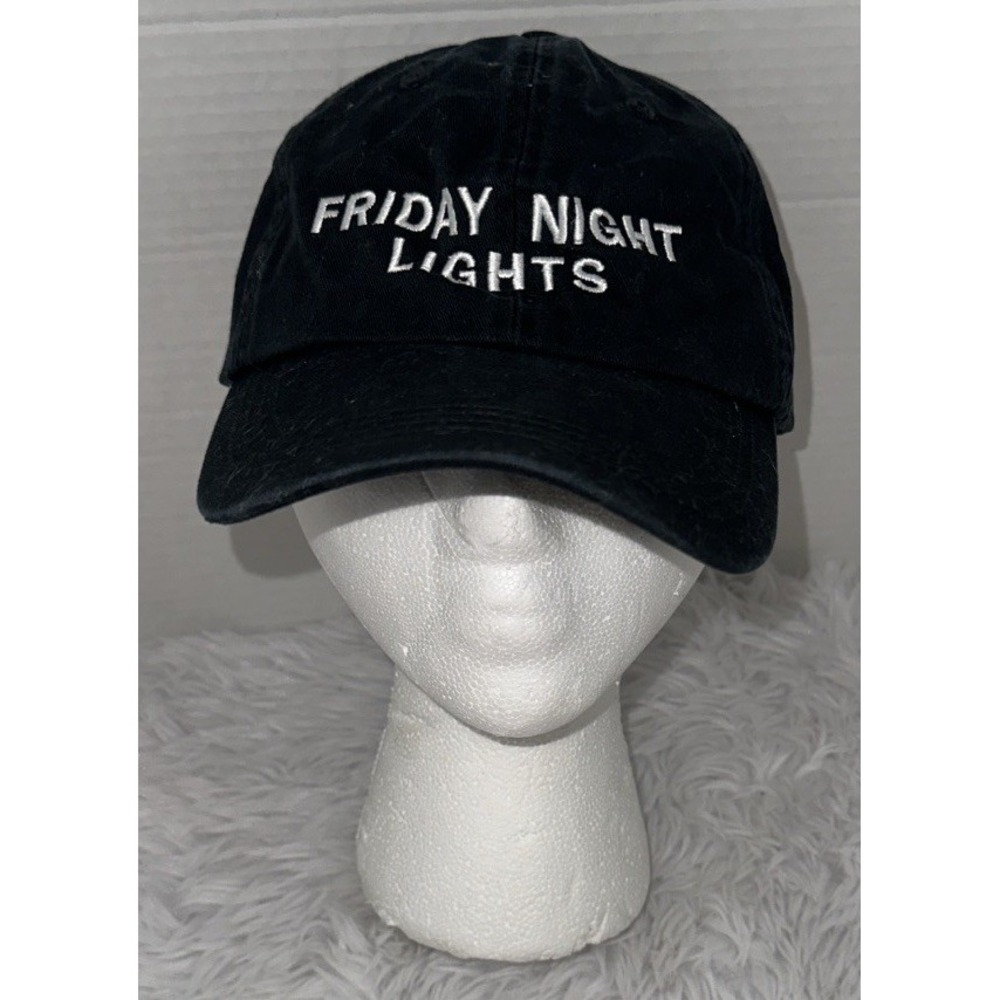 Friday Night Lights Baseball Cap Hat‎ Black Embroidered Adjustable Dad Hat